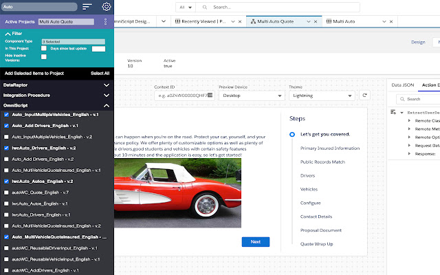 OmniStudio Project Explorer  from Chrome web store to be run with OffiDocs Chromium online