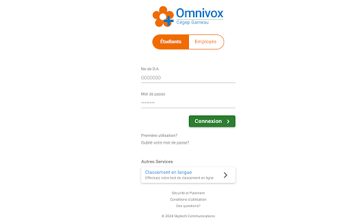 Omnivox+  from Chrome web store to be run with OffiDocs Chromium online