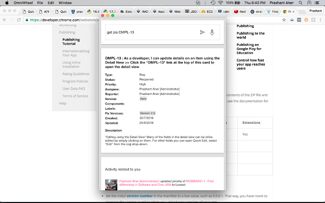 OmniWheel  from Chrome web store to be run with OffiDocs Chromium online