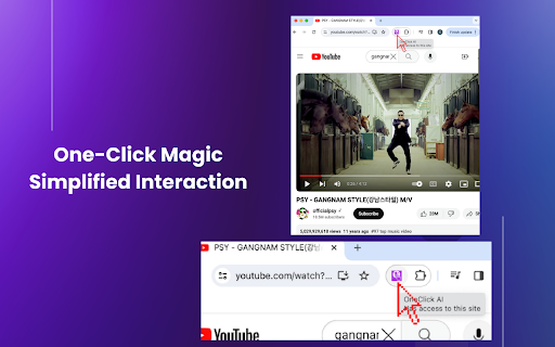 OneClick AI  from Chrome web store to be run with OffiDocs Chromium online