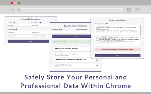 One Click AI Resume Builder  from Chrome web store to be run with OffiDocs Chromium online