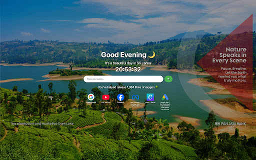 One Click, A Thousand Trees  from Chrome web store to be run with OffiDocs Chromium online