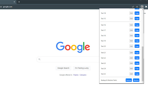 One Click Copy  from Chrome web store to be run with OffiDocs Chromium online