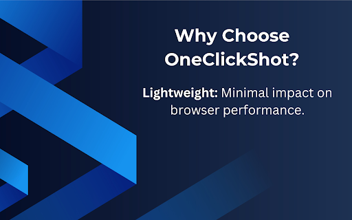 OneClickShot  from Chrome web store to be run with OffiDocs Chromium online
