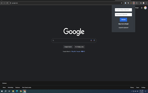One Click URL Shortener  from Chrome web store to be run with OffiDocs Chromium online