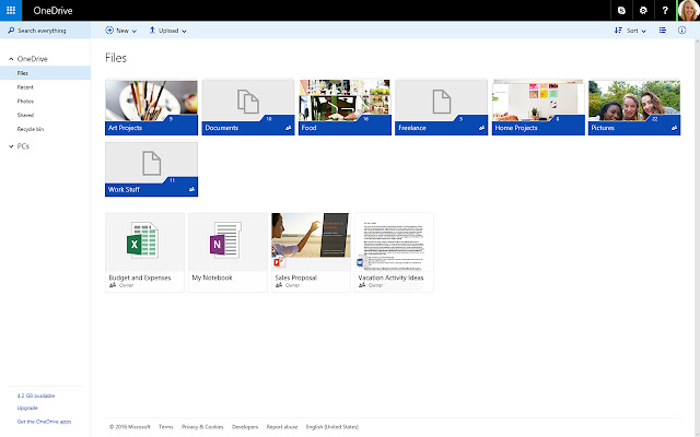 OneDrive  from Chrome web store to be run with OffiDocs Chromium online
