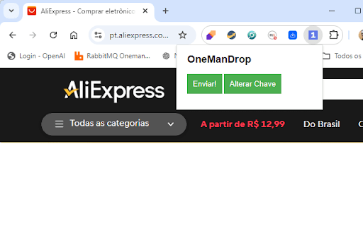 OneManDrop  from Chrome web store to be run with OffiDocs Chromium online