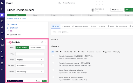 Onenode chrome  from Chrome web store to be run with OffiDocs Chromium online