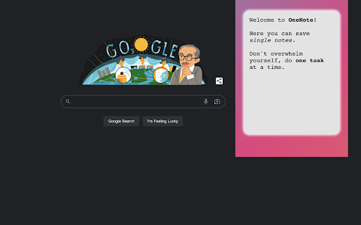 OneNote  from Chrome web store to be run with OffiDocs Chromium online