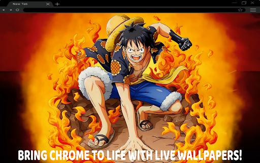 One Piece Luffy Live Wallpaper New Tab  from Chrome web store to be run with OffiDocs Chromium online