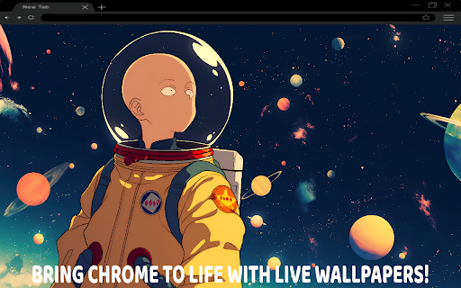 One Punch Man Saitama Space Exploration Live Wallpaper  from Chrome web store to be run with OffiDocs Chromium online