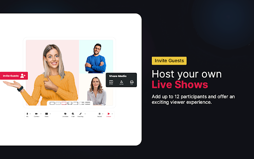 OneStream Live Studio  from Chrome web store to be run with OffiDocs Chromium online
