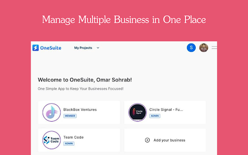 Onesuite.io Lead Grabber for Free  from Chrome web store to be run with OffiDocs Chromium online