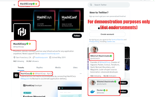 One True Check: Twitter Legacy Verified Users  from Chrome web store to be run with OffiDocs Chromium online