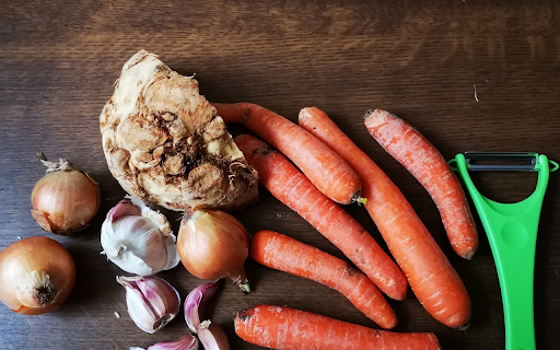 Onions, garlic and carrots  from Chrome web store to be run with OffiDocs Chromium online