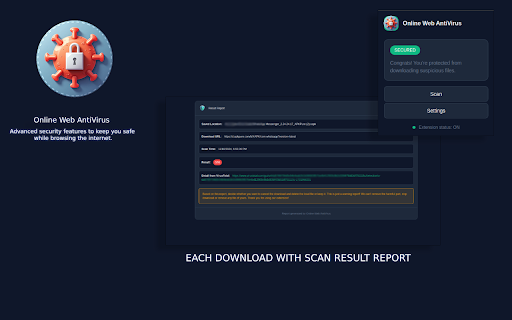 Online Antivirus  from Chrome web store to be run with OffiDocs Chromium online