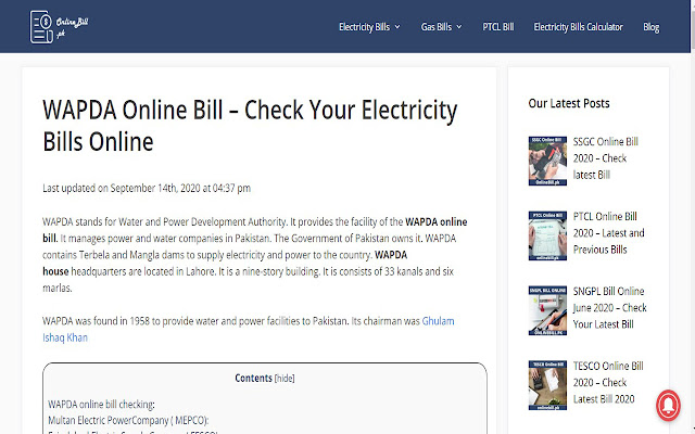 Online Bill PK  from Chrome web store to be run with OffiDocs Chromium online