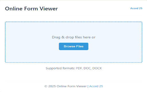 Online Form Viewer  from Chrome web store to be run with OffiDocs Chromium online