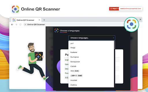Online QR Scanner  from Chrome web store to be run with OffiDocs Chromium online