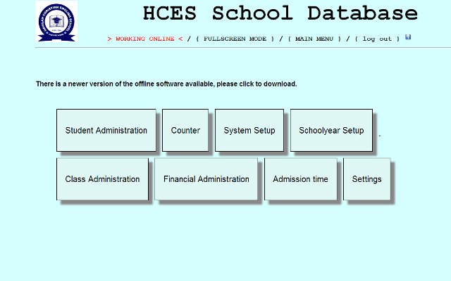 Online School Data Management  from Chrome web store to be run with OffiDocs Chromium online