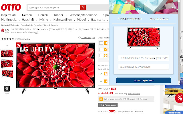 Online wunsch liste  from Chrome web store to be run with OffiDocs Chromium online
