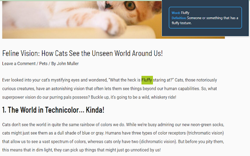 On Page Meaning Lookup Extension from Chrome web store to be run with OffiDocs Chromium online On Page Meaning Lookup Extension from Chrome web store to be run with OffiDocs Chromium online