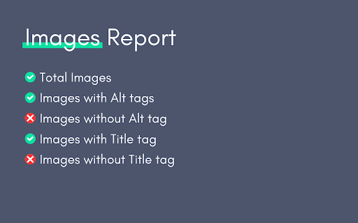 On Page SEO Report  from Chrome web store to be run with OffiDocs Chromium online
