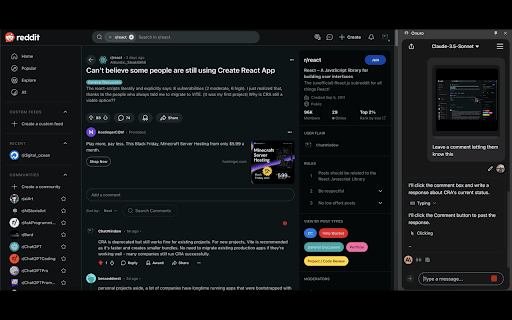 Onuro  from Chrome web store to be run with OffiDocs Chromium online