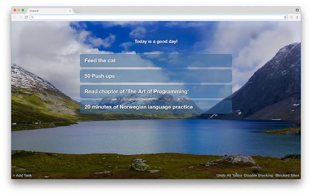 Onward!  from Chrome web store to be run with OffiDocs Chromium online