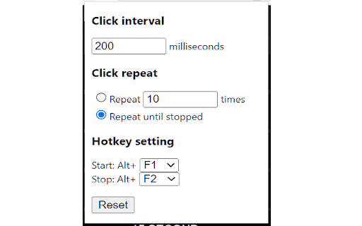 OP Auto Clicker  from Chrome web store to be run with OffiDocs Chromium online