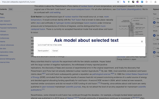 OpenAI API Explorer  from Chrome web store to be run with OffiDocs Chromium online