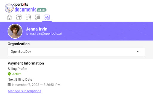 OpenBots Document AI  from Chrome web store to be run with OffiDocs Chromium online