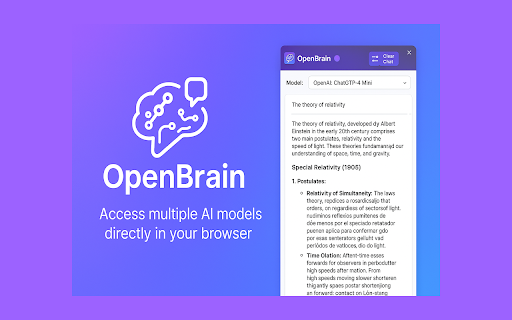 OpenBrain  from Chrome web store to be run with OffiDocs Chromium online