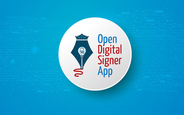 Open Digital Signer App  from Chrome web store to be run with OffiDocs Chromium online