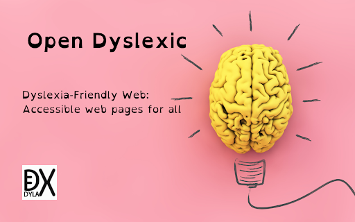 Open Dyslexic  from Chrome web store to be run with OffiDocs Chromium online
