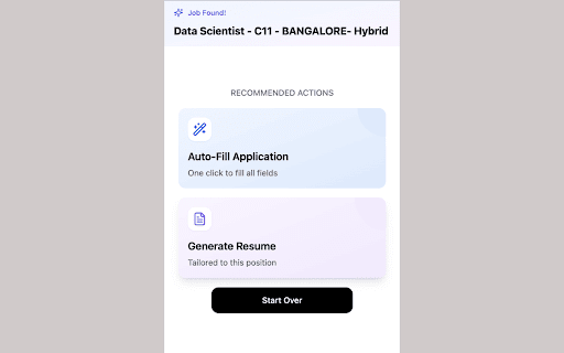 Opener: AI Job Application  from Chrome web store to be run with OffiDocs Chromium online