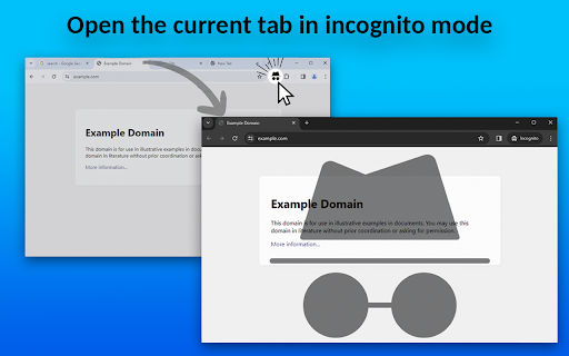Open incognito tab  from Chrome web store to be run with OffiDocs Chromium online