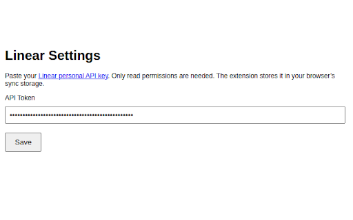 Open in Linear  from Chrome web store to be run with OffiDocs Chromium online