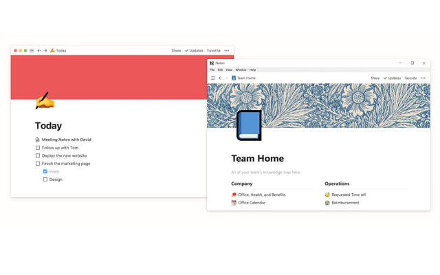 Open in Notion Desktop  from Chrome web store to be run with OffiDocs Chromium online