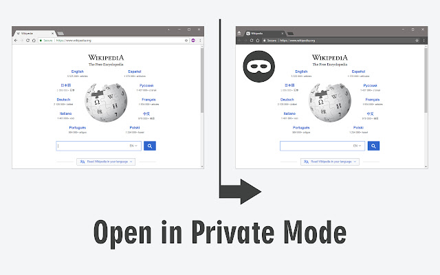 Abrir en modo privado desde la tienda web de Chrome para ejecutarse con OffiDocs Chromium en línea