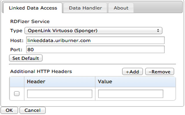 OpenLink Data Explorer  from Chrome web store to be run with OffiDocs Chromium online