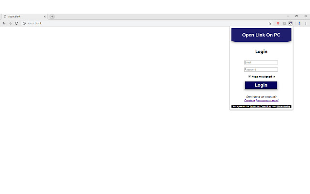 Open Link on PC  from Chrome web store to be run with OffiDocs Chromium online