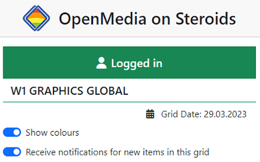 OpenMedia on Steroids  from Chrome web store to be run with OffiDocs Chromium online