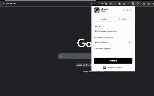 OpenMyLink  from Chrome web store to be run with OffiDocs Chromium online