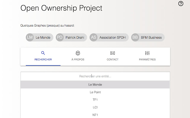 Open Ownership Graph  from Chrome web store to be run with OffiDocs Chromium online