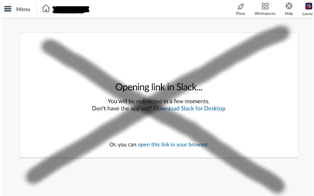Open Slack in Browser, not App  from Chrome web store to be run with OffiDocs Chromium online