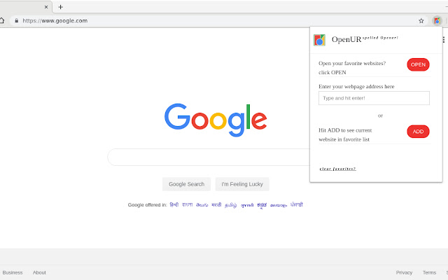 openUR  from Chrome web store to be run with OffiDocs Chromium online