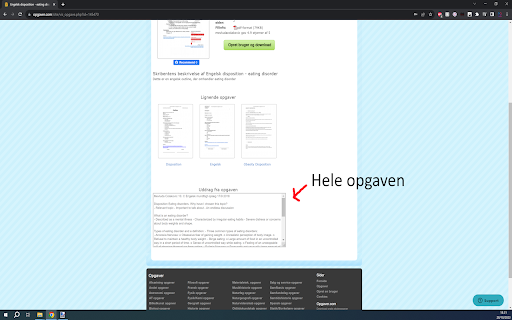Opgaver.com unlocked  from Chrome web store to be run with OffiDocs Chromium online