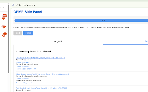 OPMP 2.0  from Chrome web store to be run with OffiDocs Chromium online