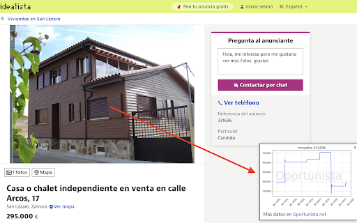 Oportunista  from Chrome web store to be run with OffiDocs Chromium online